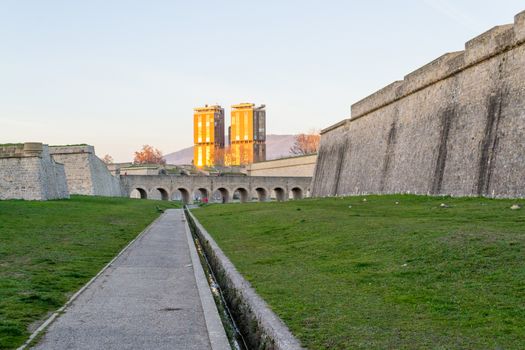 Citadel of Pamplona constructed between XV and XVI centuries  as a defensive structure