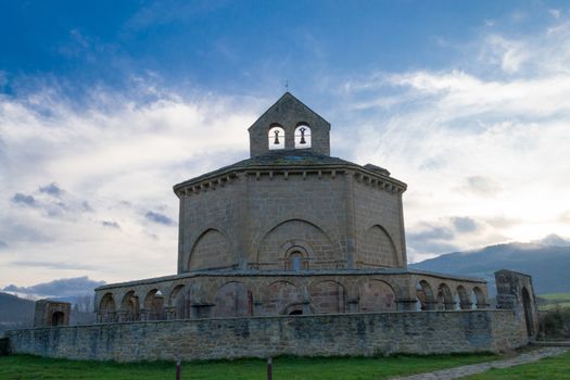 12th century Romanesque church located in the North of Spain which origin remains controversial.