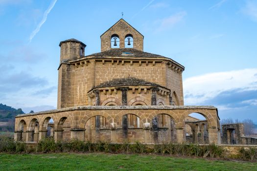 12th century Romanesque church located in the North of Spain which origin remains controversial.