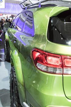 DETROIT - JANUARY 17 :The 2017 Kia PacWest Adventure Sorento Concept at The North American International Auto Show January 17, 2016 in Detroit, Michigan.
