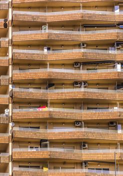 Balcuny pattern  in a modern building in spain