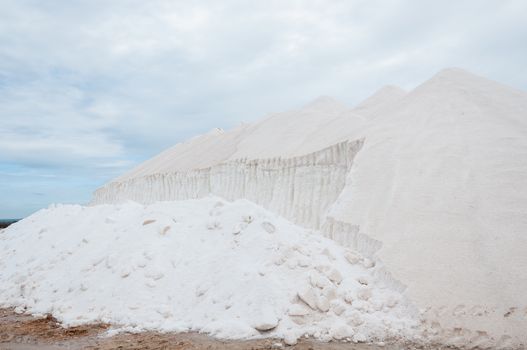 Salt mountain in Majorca, Spain