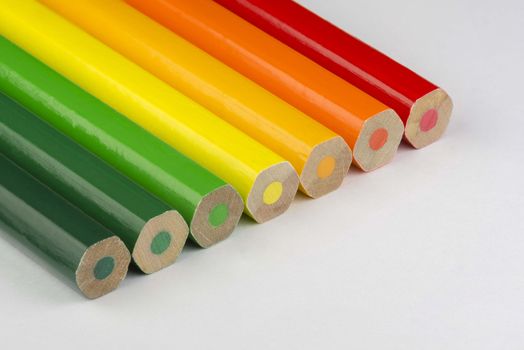 Conceptual crayons represented as successor energy label colors
