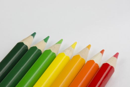 Conceptual crayons represented as successor energy label colors
