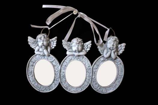 Frame with cupid