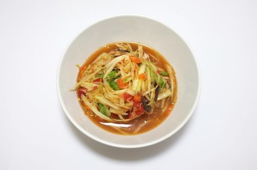 Papaya salad, Thai spicy food