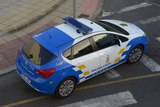 Lanzarote police car