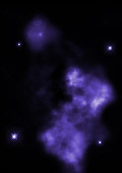 Star field in space a nebulae and a gas congestion. "Elements of this image furnished by NASA".