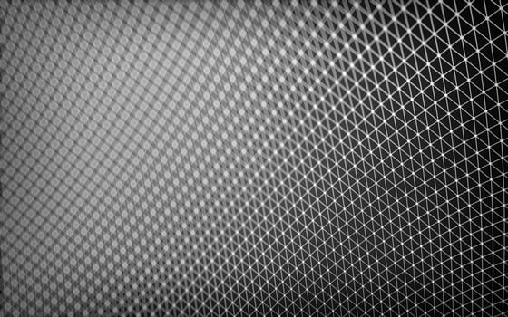 Abstract polygonal space low poly dark background with connecting dots and lines. Connection structure.