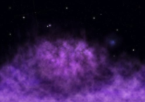 Small part of an infinite star field of space in the Universe. "Elements of this image furnished by NASA".