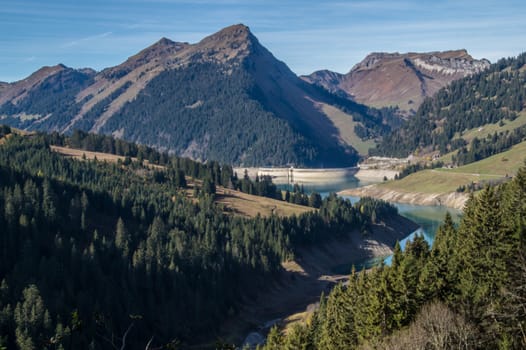 barrage de lhongrin,,valais,swiss