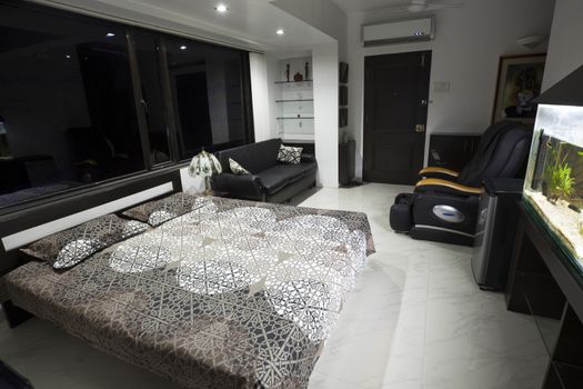 contemporary modern bedroom interior