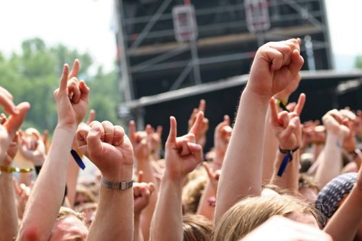 People at the concert