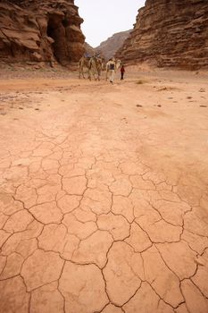 Desert landscape - Wadi Rum, Jordan