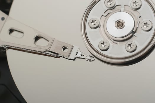 Detail of a hard disc