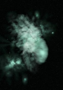 Small part of an infinite star field of space in the Universe. "Elements of this image furnished by NASA".