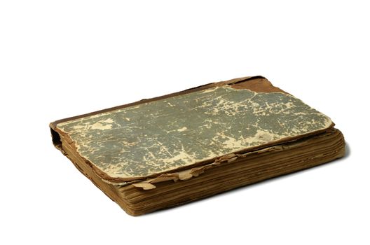 old book on a white background