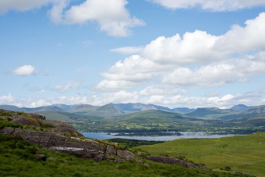 beautiful mountain view from the kerry way walk in ireland