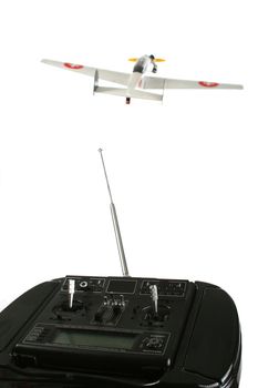 Comands for a model airplane