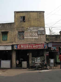 Streets of Kolkata. J. Murti Hotel, January 23, 2009.