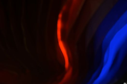 Blur and soft of red and blue light abstract background.