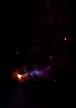 Small part of an infinite star field of space in the Universe. "Elements of this image furnished by NASA".