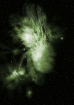 Small part of an infinite star field of space in the Universe. "Elements of this image furnished by NASA".