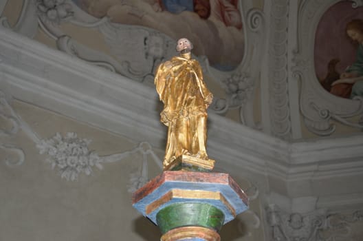 Small Gold figure of saint