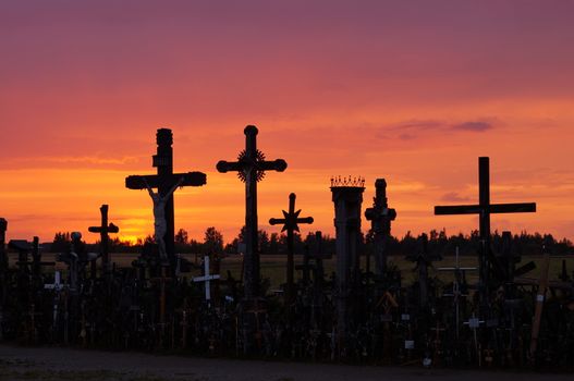 Christian graveyard
