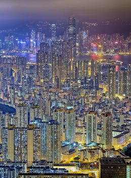 Hong Kong cityscape at night