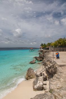 caribbean beach Bonaire island