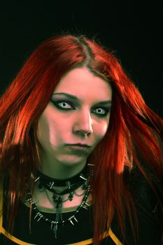 Scary vampire girl