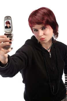 Portrait of a teen smiling