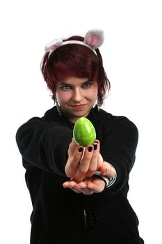 Young Easter teen