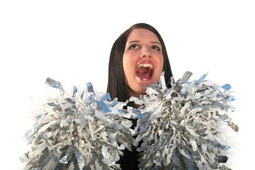Happy cheerleader