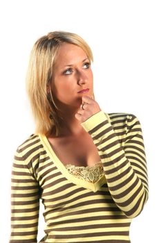Girl thinking