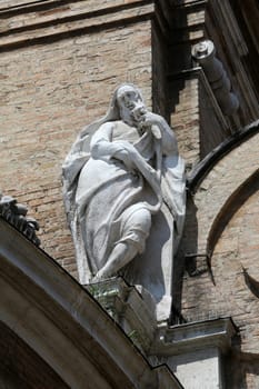Statue of Saint, Basilica Santa Maria della Steccata, Parma, Italy