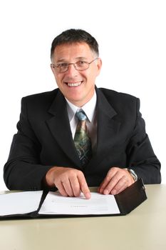 Happy business man