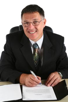 Happy business man