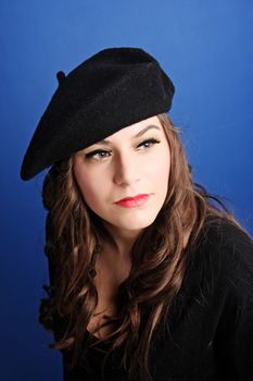 Portrait of an tractive elegant young woman.