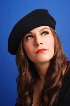 Portrait of an tractive elegant young woman.
