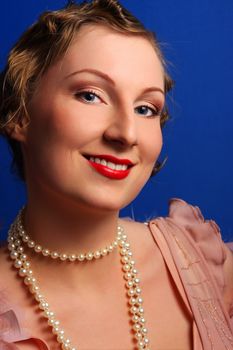 Portrait of an tractive elegant young woman.