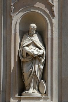 Saint Benedict of Nursia, church of Saint John the Evangelist. Parma. Emilia-Romagna. Italy