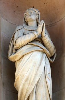 Virgin Mary, church of Saint John the Evangelist. Parma. Emilia-Romagna. Italy