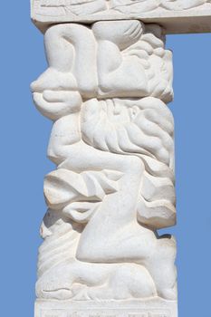 Jacob's dream, Statue in Jaffa south of Tel Aviv city, Israel on October 01, 2006.
