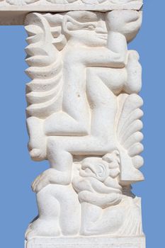 Jacob's dream, Statue in Jaffa south of Tel Aviv city, Israel on October 01, 2006.