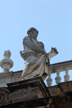 Statue of Saint, Basilica Santa Maria della Steccata, Parma, Italy