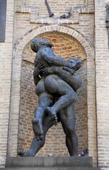 Hercules and Hanteus, Parma, Emilia Romagna, Italy