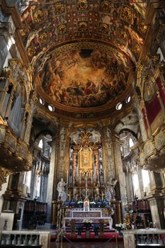 Altar at the Basilica Santa Maria della Steccata, Parma, Italy