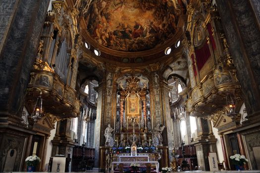 Altar at the Basilica Santa Maria della Steccata, Parma, Italy